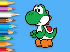 게임 Coloring Book: Yoshi Fishing Time