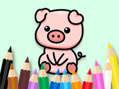 게임 Coloring Book: Cute Pig 2