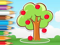 게임 Coloring Book: Apple Tree