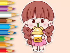 게임 Coloring Book: Lovely Girl
