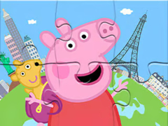 게임 Jigsaw Puzzle: Peppa Travel Around