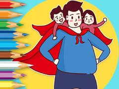 게임 Coloring Book: Father's Day