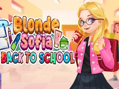 게임 Blonde Sofia Back to School