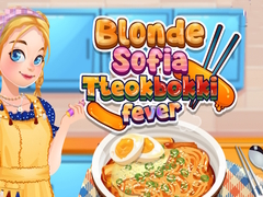 게임 Blonde Sofia Tteokbokki Fever