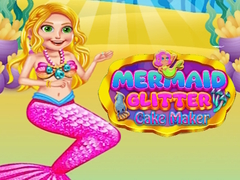 게임 Mermaid Glitter Cake Maker 
