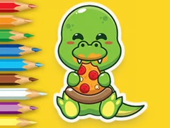 게임 Coloring Book: Hungry Dinosaurs