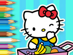 게임 Coloring Book: Hello Kitty Market
