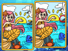 게임 Mermaids Spot The Differences