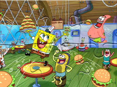 게임 Jigsaw Puzzle: SpongeBob SquarePants Work Time
