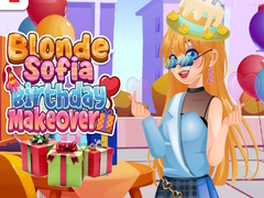 게임 Blonde Sofia Birthday Makeover
