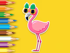 게임 Coloring Book: Flamingo