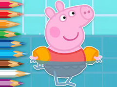 게임 Coloring Book: Peppa Swimming