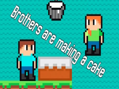 게임 Brothers are making a cake