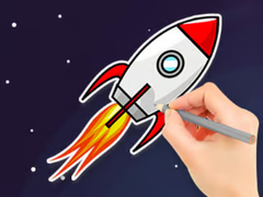 게임 Coloring Book: Flying Rocket