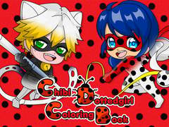 게임 Chibi Dotted Girl Coloring Book
