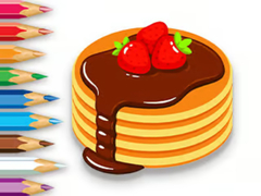게임 Coloring Book: Strawberry Pancake