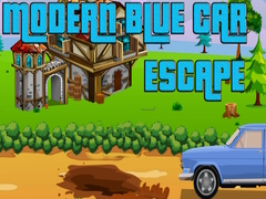 게임 Modern Blue Car Escape