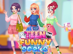 게임 Teen Funny Socks