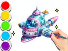 게임 Coloring Book: Space Travel