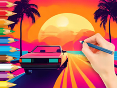 게임 Coloring Book: Sunset Driving