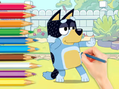 게임 Coloring Book: Bluey And Bingo