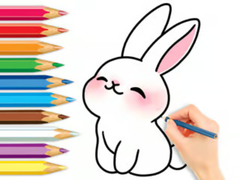 게임 Coloring Book: Cute Rabbit