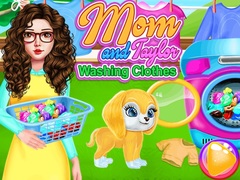 게임 Mom And Taylor Washing Clothes