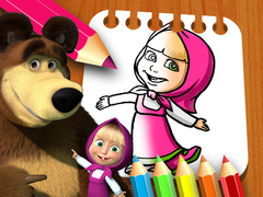게임 Masha & the Bear Coloring Book