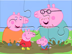 게임 Jigsaw Puzzle: Peppa Pig Muddy Puddles