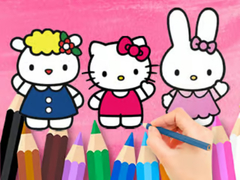 게임 Coloring Book: Hello Kitty With Friends