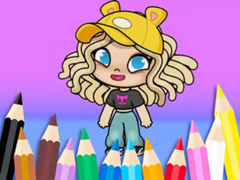 게임 Coloring Book: Avatar Life Girl
