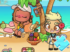 게임 Jigsaw Puzzle: Avatar World Sunbathing