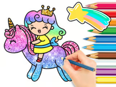 게임 Coloring Book: Unicorn Princess