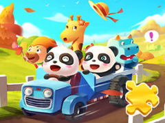 게임 Jigsaw Puzzle: Baby Panda Autumn