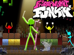 게임 FNF Rush E : Animation vs. Minecraft