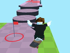 게임 Obby: Skateboard Race