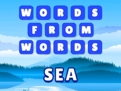 게임 Words from words: Sea
