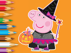 게임 Coloring Book: Peppa Pig Halloween