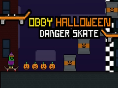 게임 Obby Halloween Danger Skate