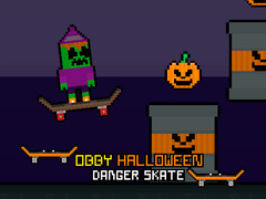게임 Obby Halloween Danger Skate