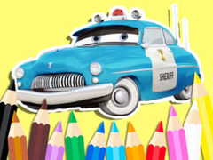 게임 Coloring Book: Cars Sheriff