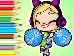 게임 Coloring Book: Avatar World Cheerleader