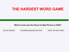 게임 The Hardest Word Game