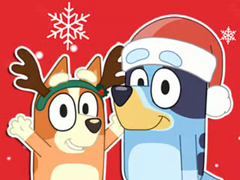게임 Jigsaw Puzzle: Bluey Christmas Gift