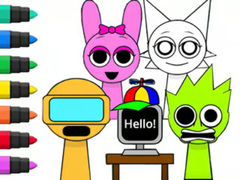 게임 Coloring Book: Sprunki Incredibox
