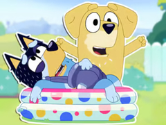 게임 Jigsaw Puzzle: Bluey Dad Baby
