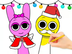 게임 Coloring Book: Sprunki Christmas