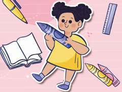 게임 Kids Quiz: Stationery Story