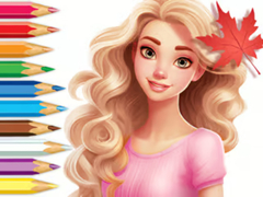 게임 Coloring Book: Barbie Autumn Tale