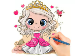 게임 Coloring Book: Chibi Doll Princess